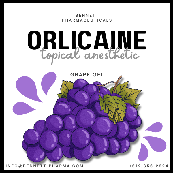 Orlicaine GEL Flavor Pack - Grape, Mint, Bubble Gum
