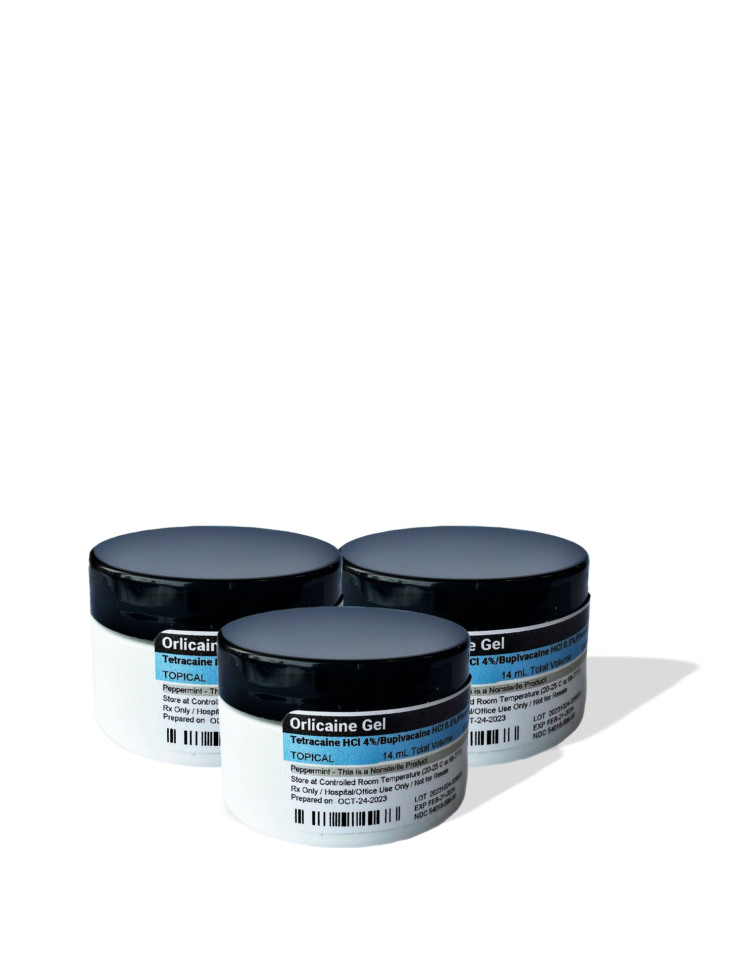 Orlicaine GEL - 3 Pack of Jars - Bubble Gum